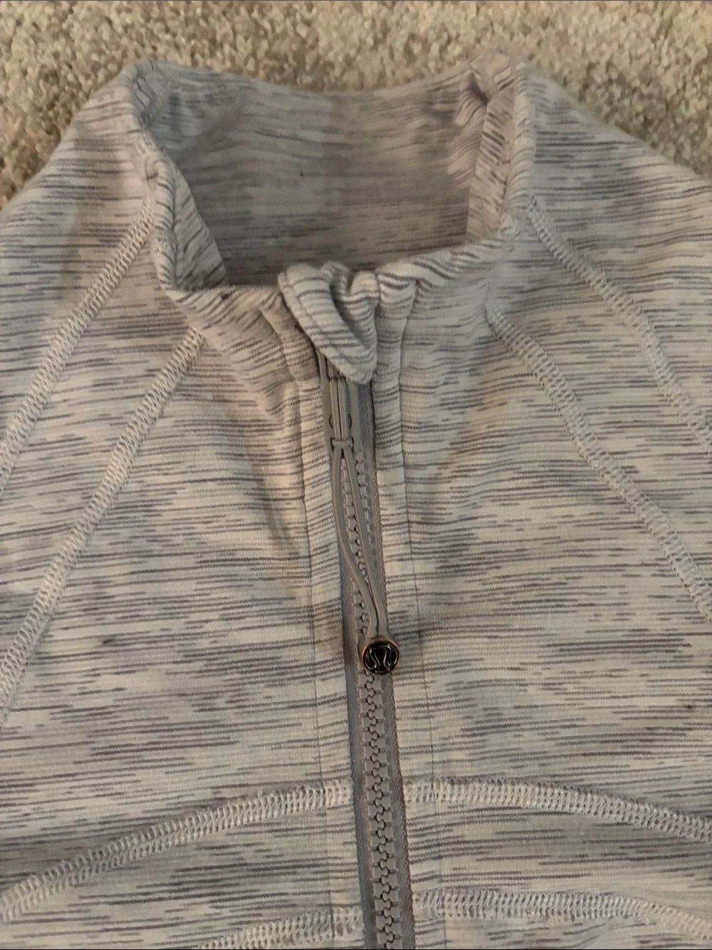 Lululemon Light Gray Women’s Zip-Up Jacket